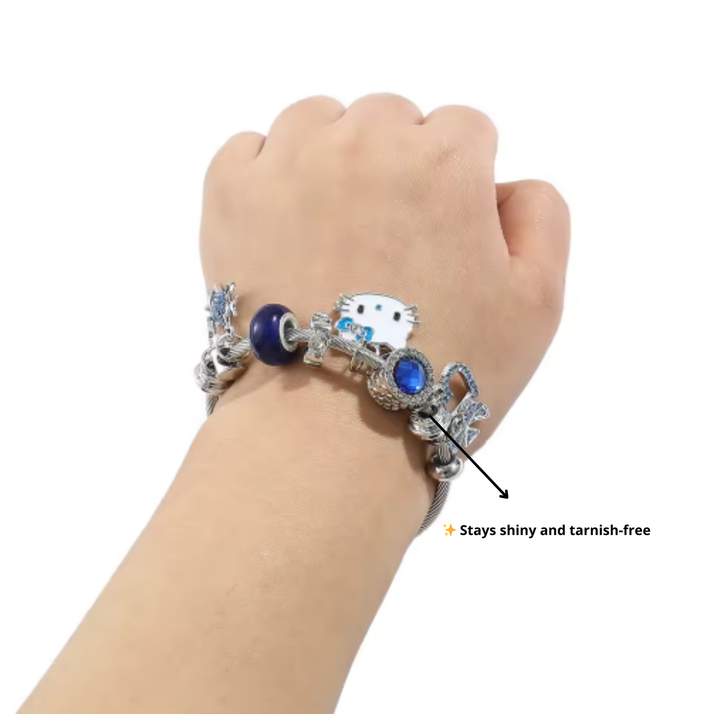 Hello Kitty Adjustable Charm Bracelet