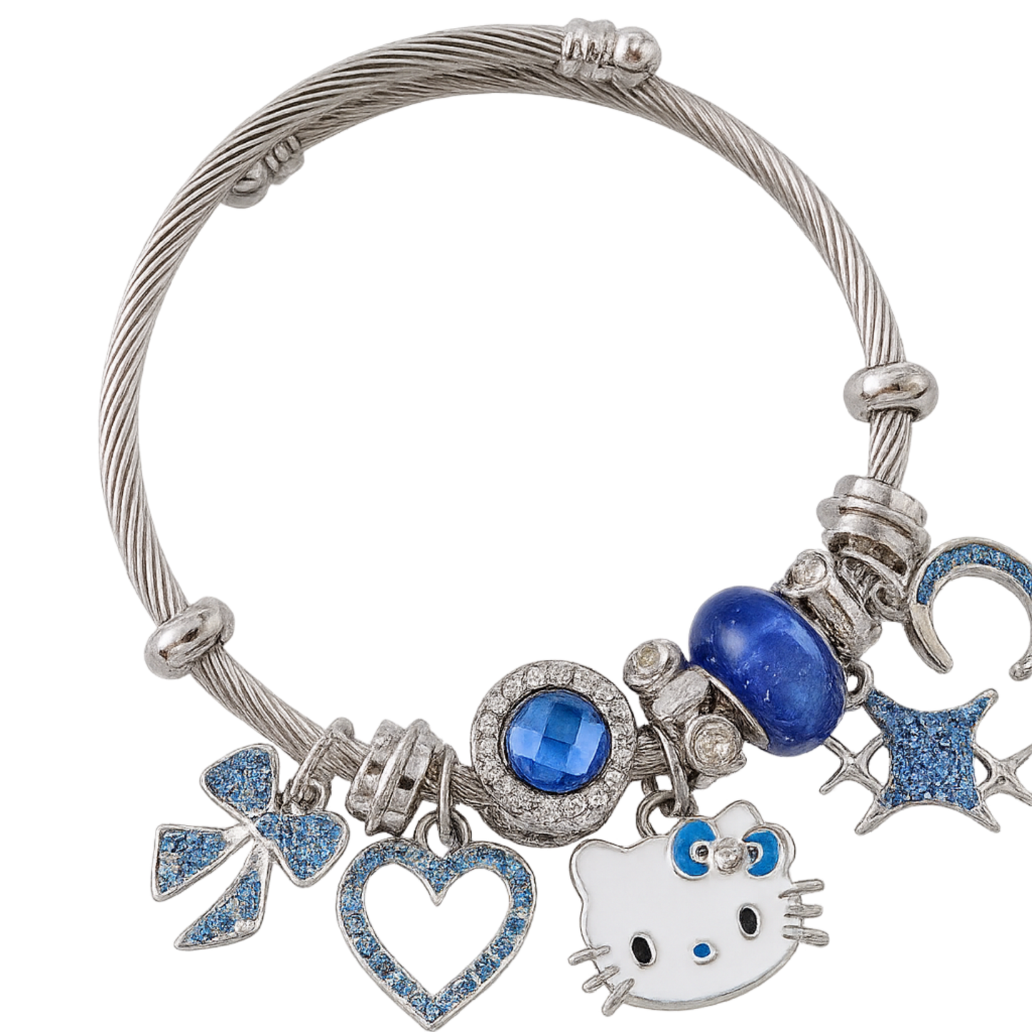 Hello Kitty Adjustable Charm Bracelet