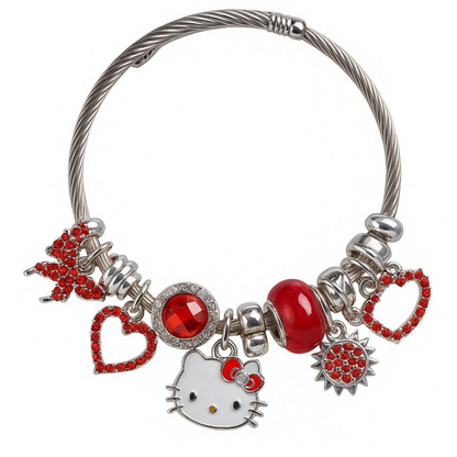 Hello Kitty Adjustable Charm Bracelet